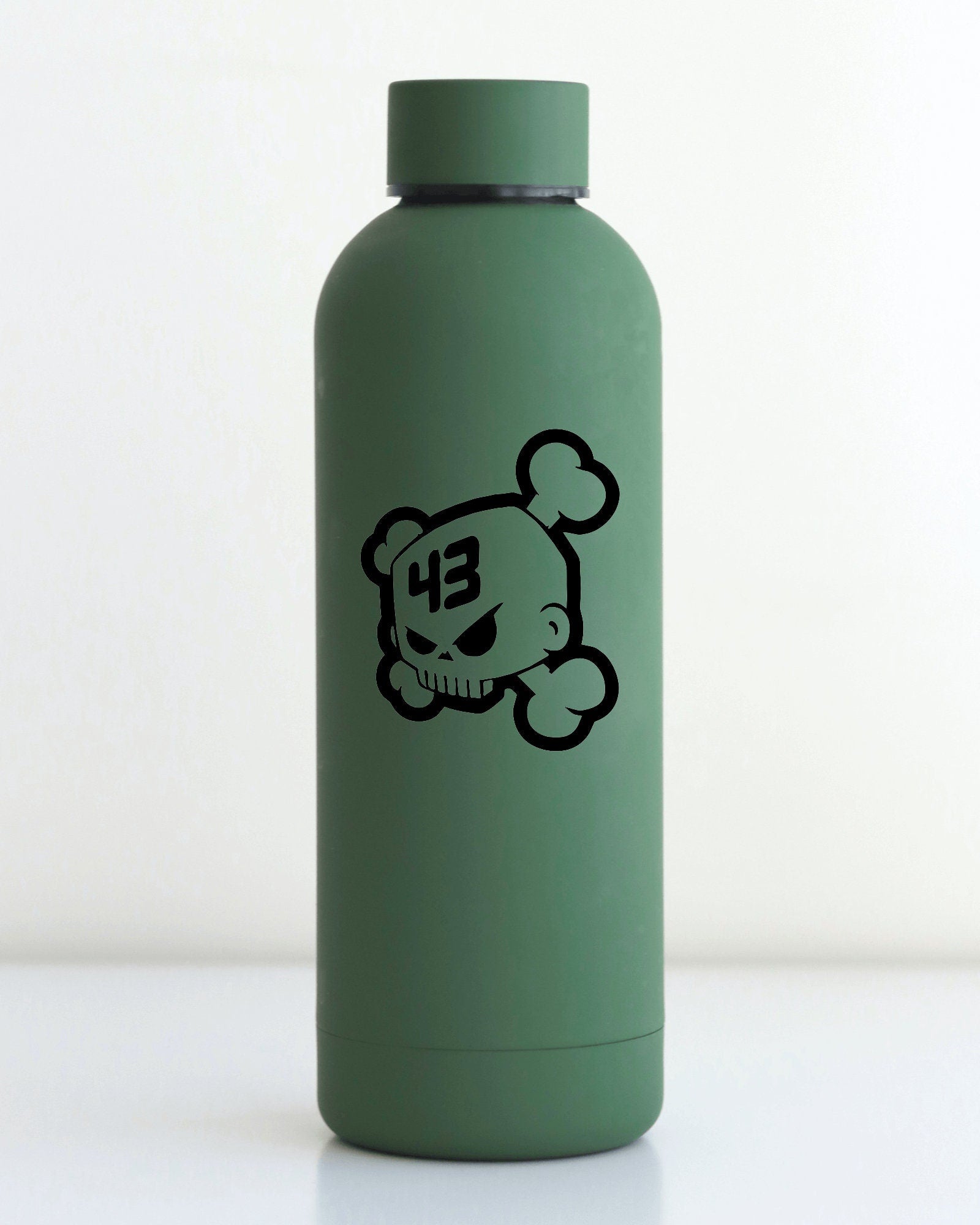 Ken Block Tribute Decal: Skull #43 Vinyl Sticker (3.5in)