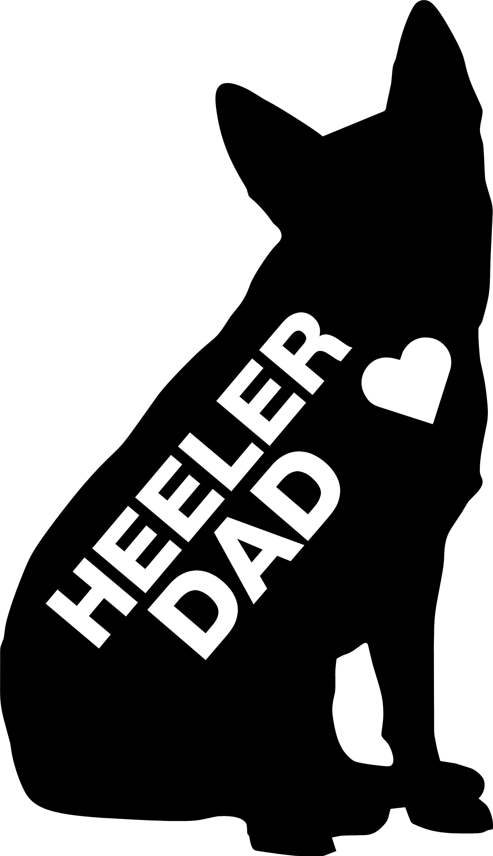Heeler Dad Vinyl Decal Sticker - Australian Cattle Dog