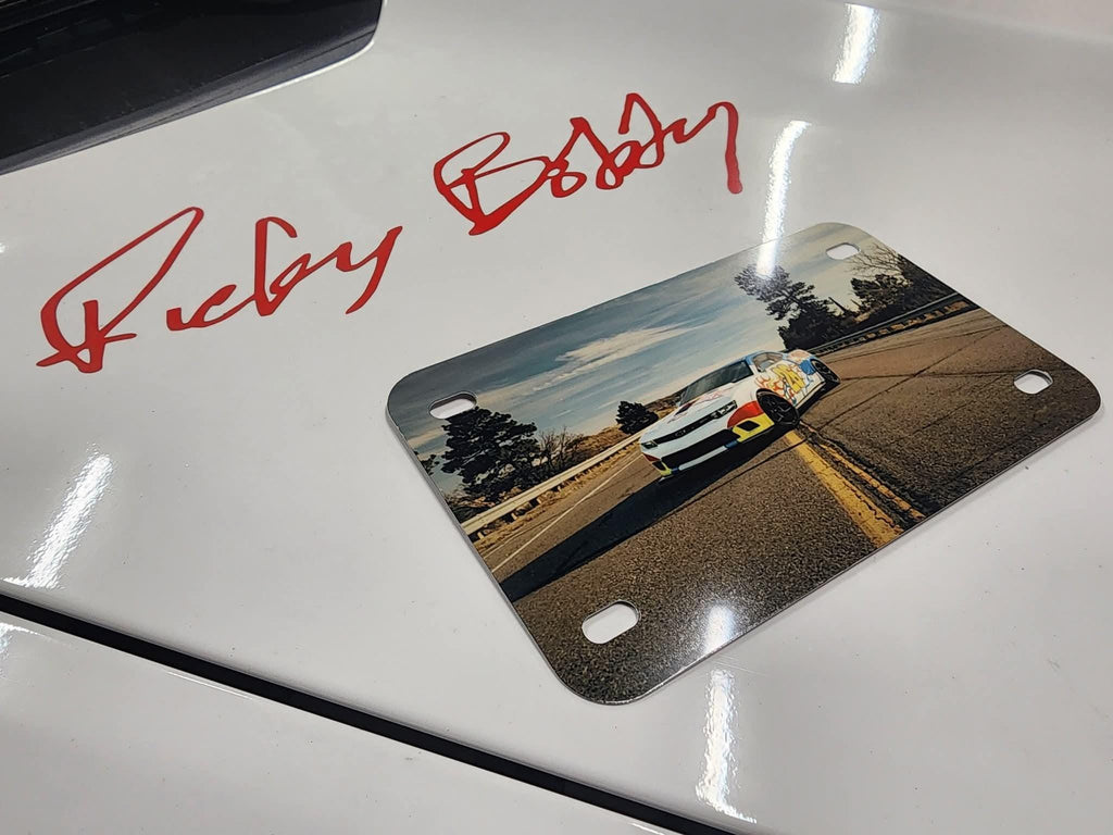 Custom Photo Mini License Plate | Personalized Car Accessory, Pet, Concert, or Family Photo Gift