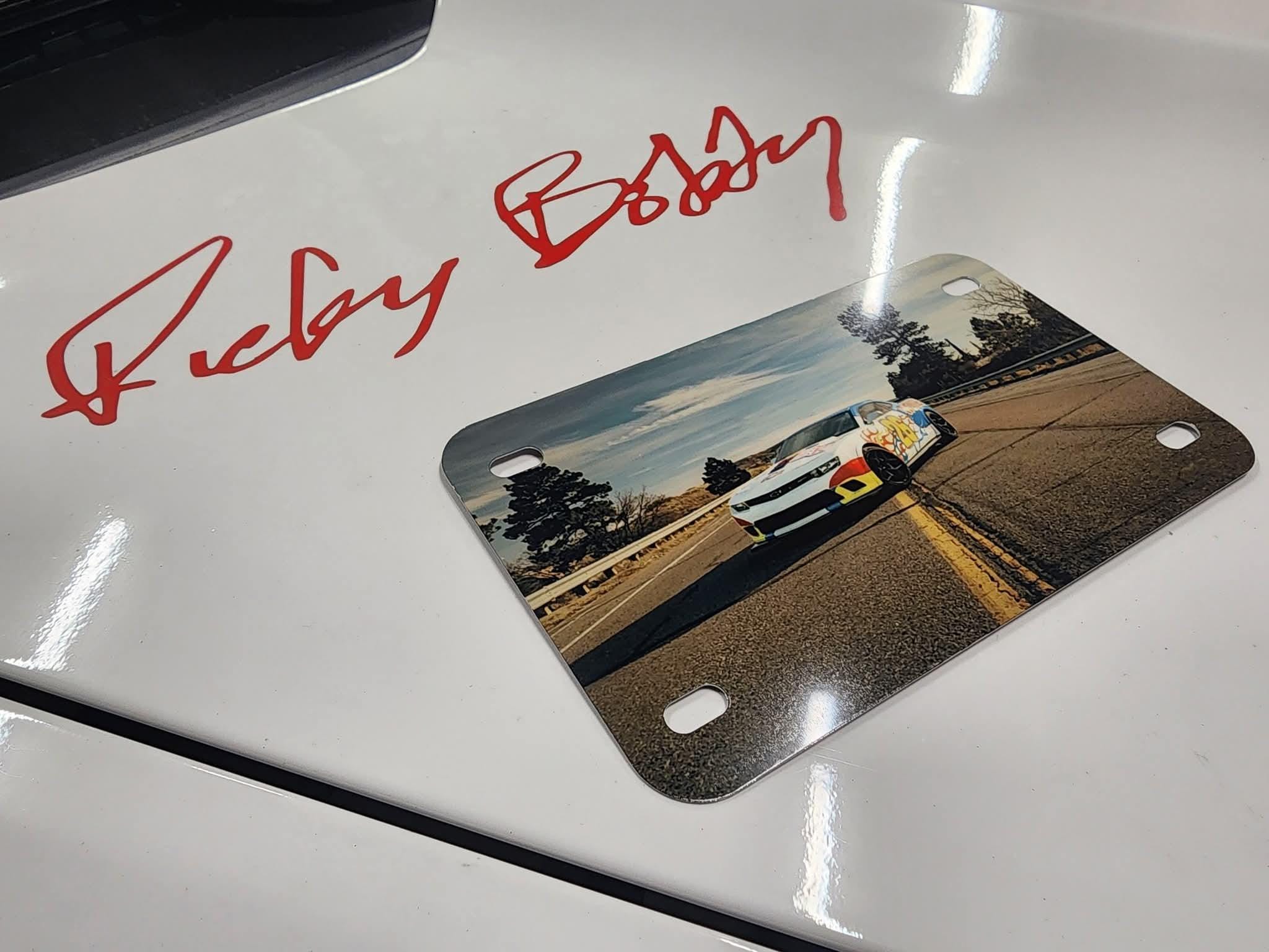 Custom Photo Mini License Plate | Personalized Car Accessory, Pet, Concert, or Family Photo Gift