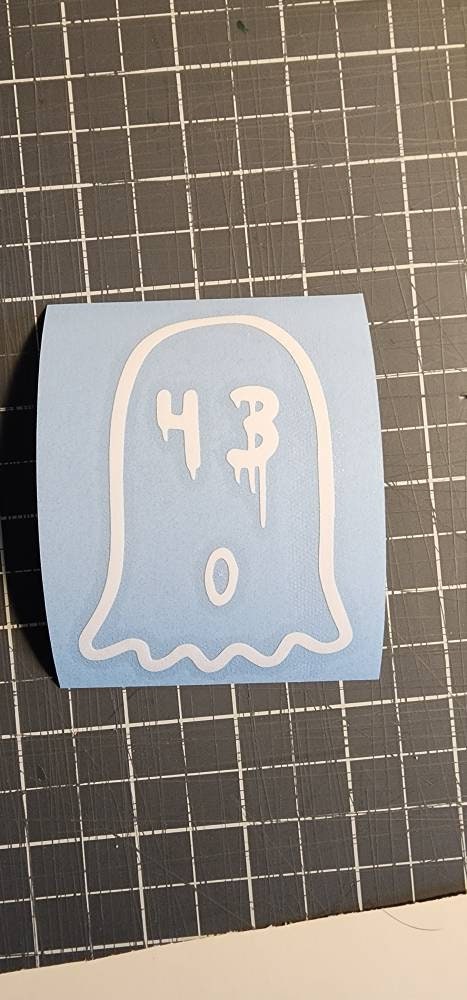 Ken Block Tribute Decal: Handmade #43 Vinyl Sticker