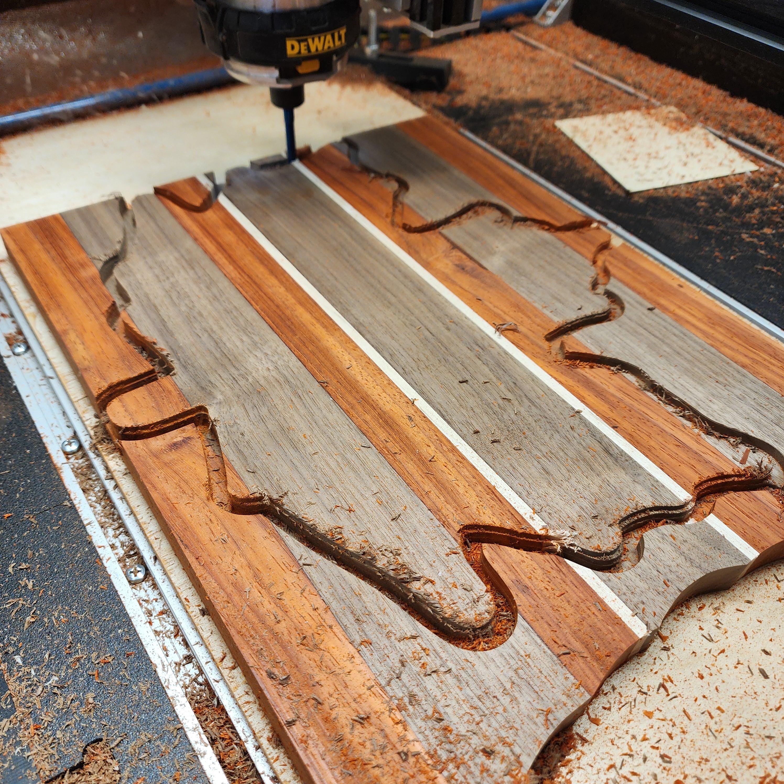 Handcrafted Maple Leaf Hardwood Tray – Walnut, Maple & Padauk | Fall Home Decor