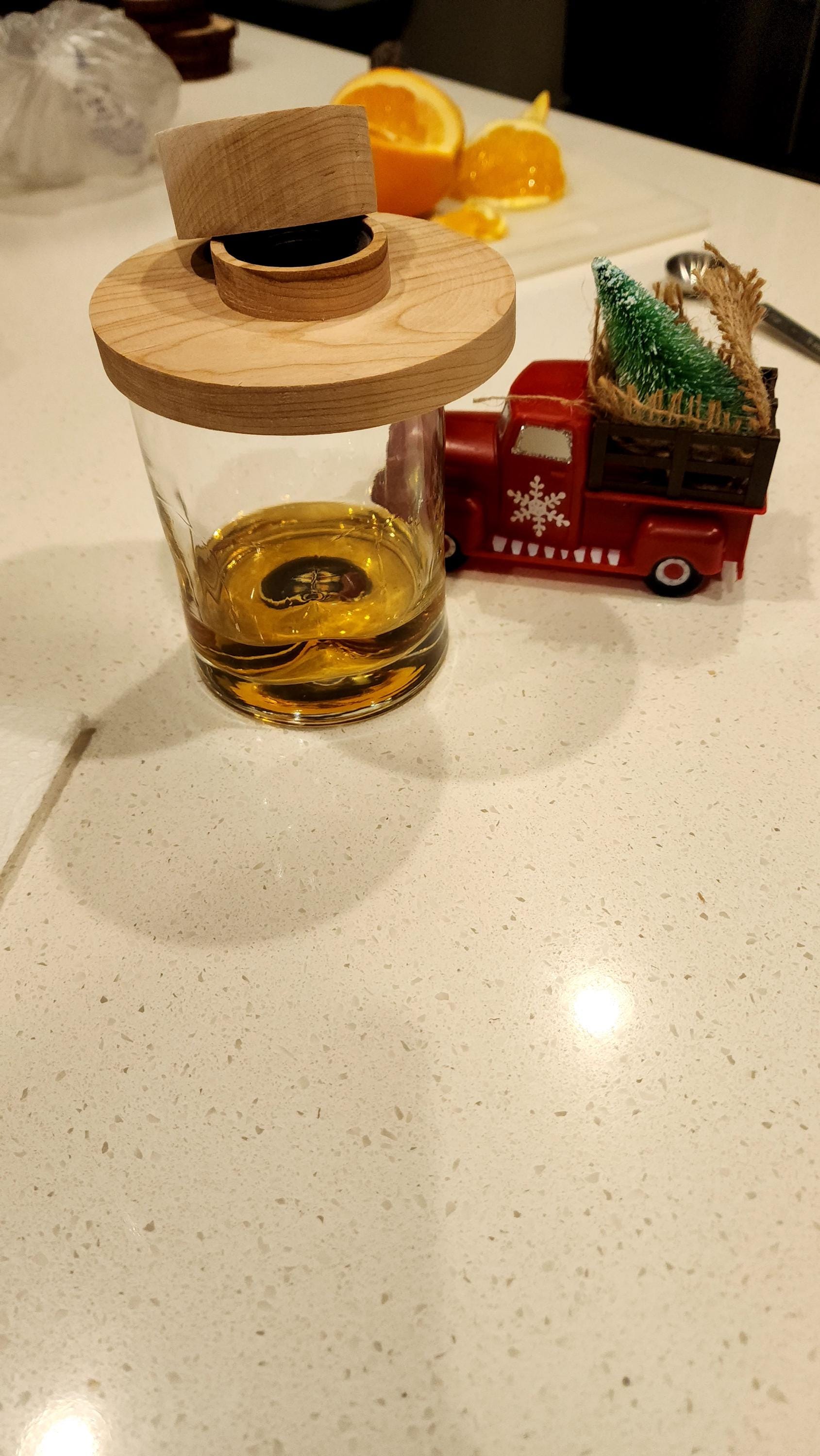 Precision CNC Machined Wood Cocktail Smoker