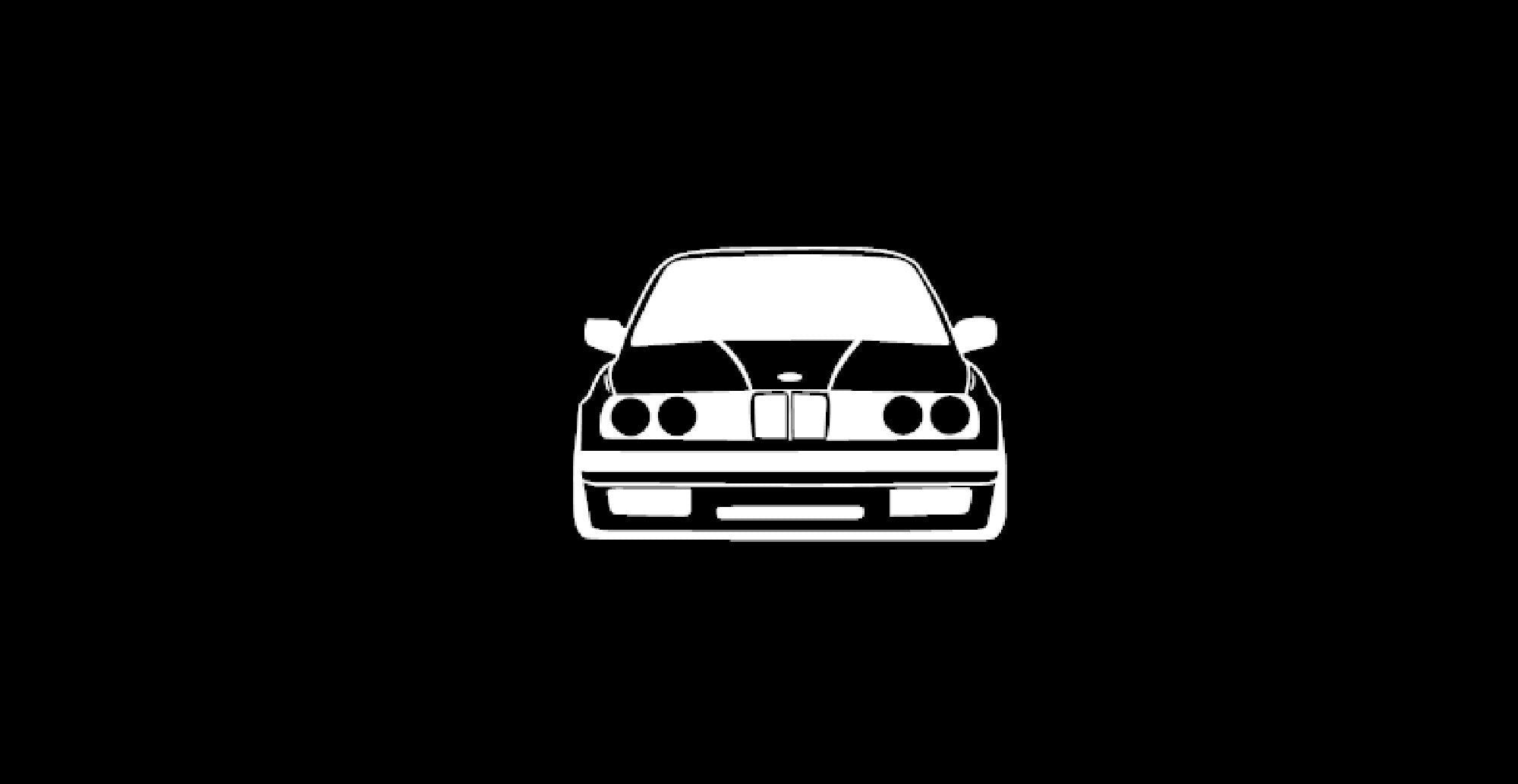BMW E30 Decal: 4in Vinyl Sticker