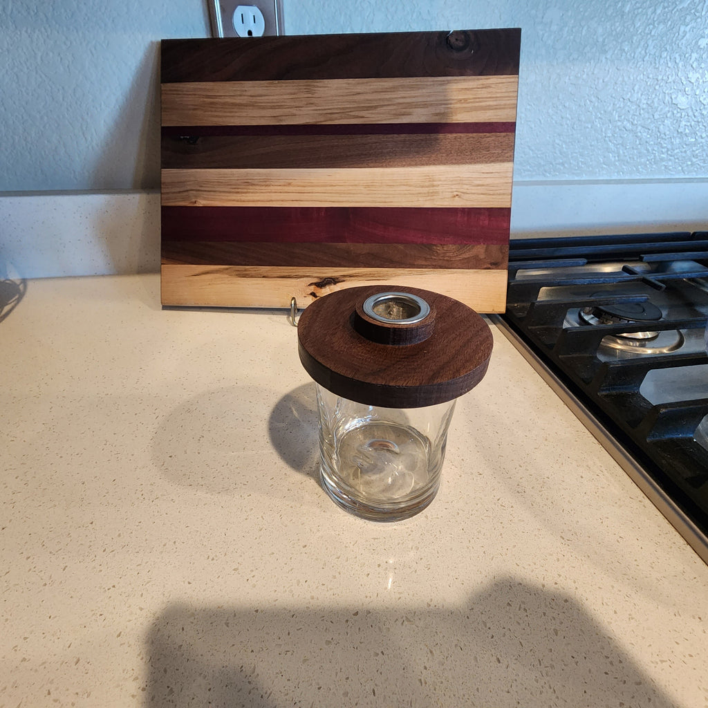 Precision CNC Machined Wood Cocktail Smoker