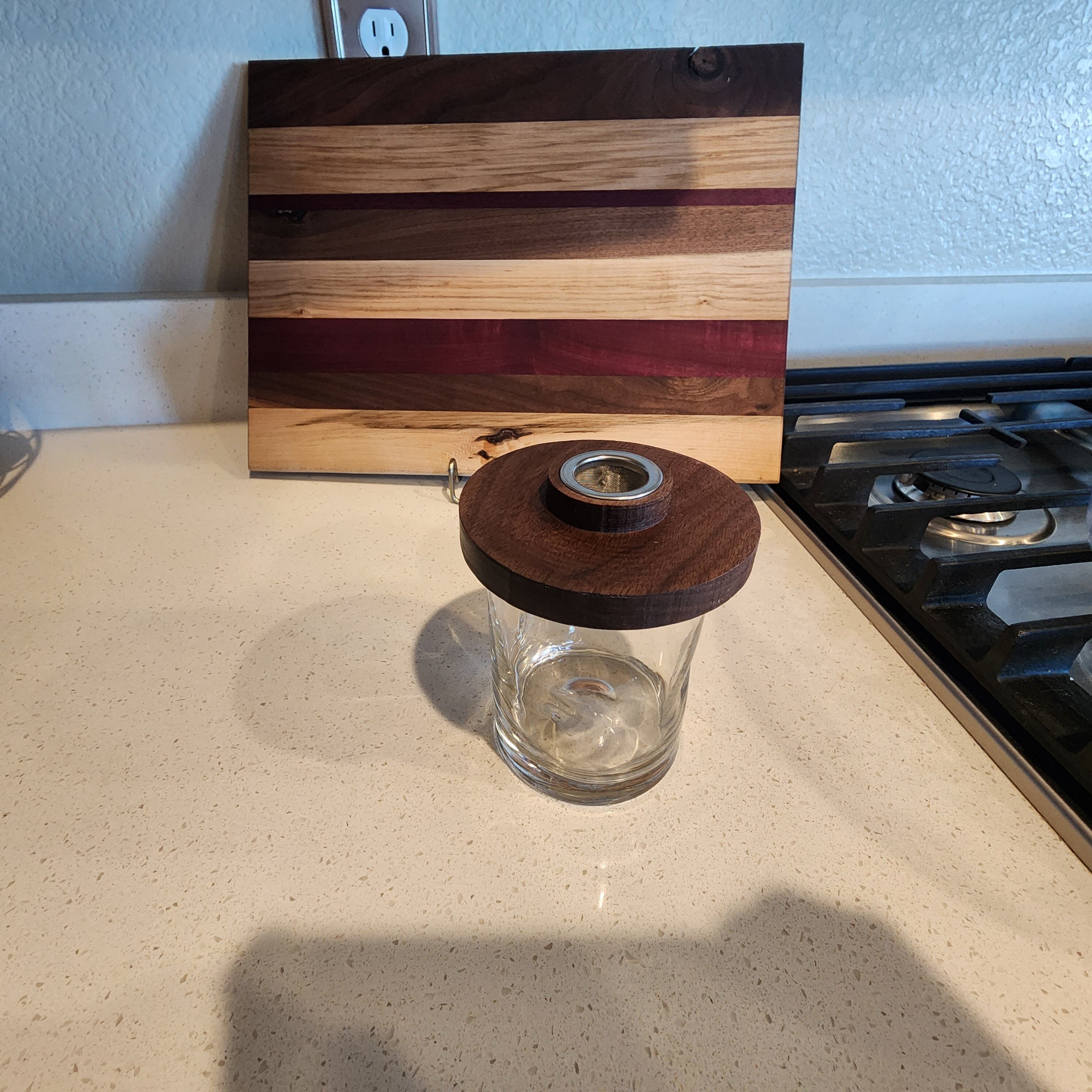 Precision CNC Machined Wood Cocktail Smoker