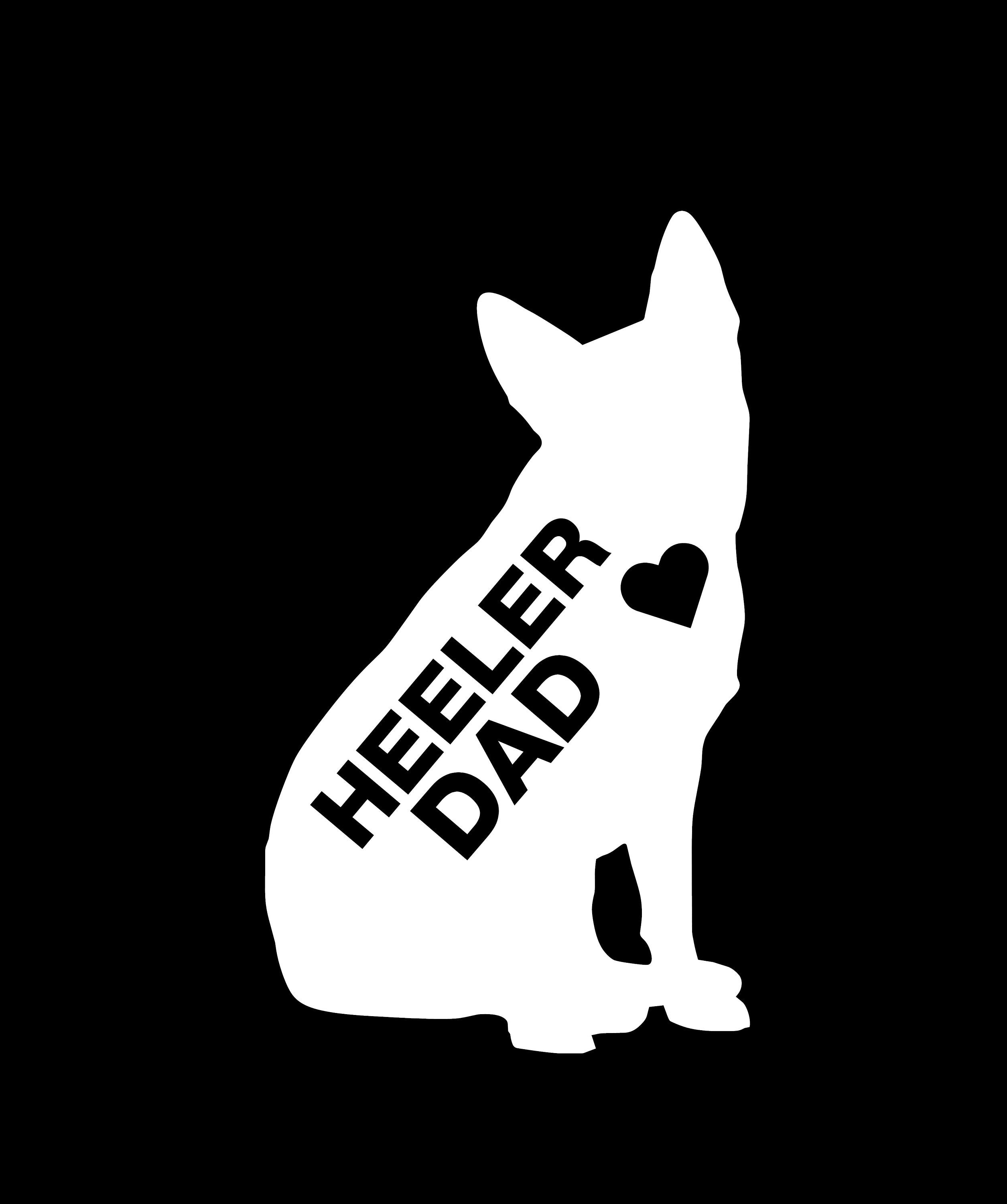 Heeler Dad Vinyl Decal Sticker - Australian Cattle Dog
