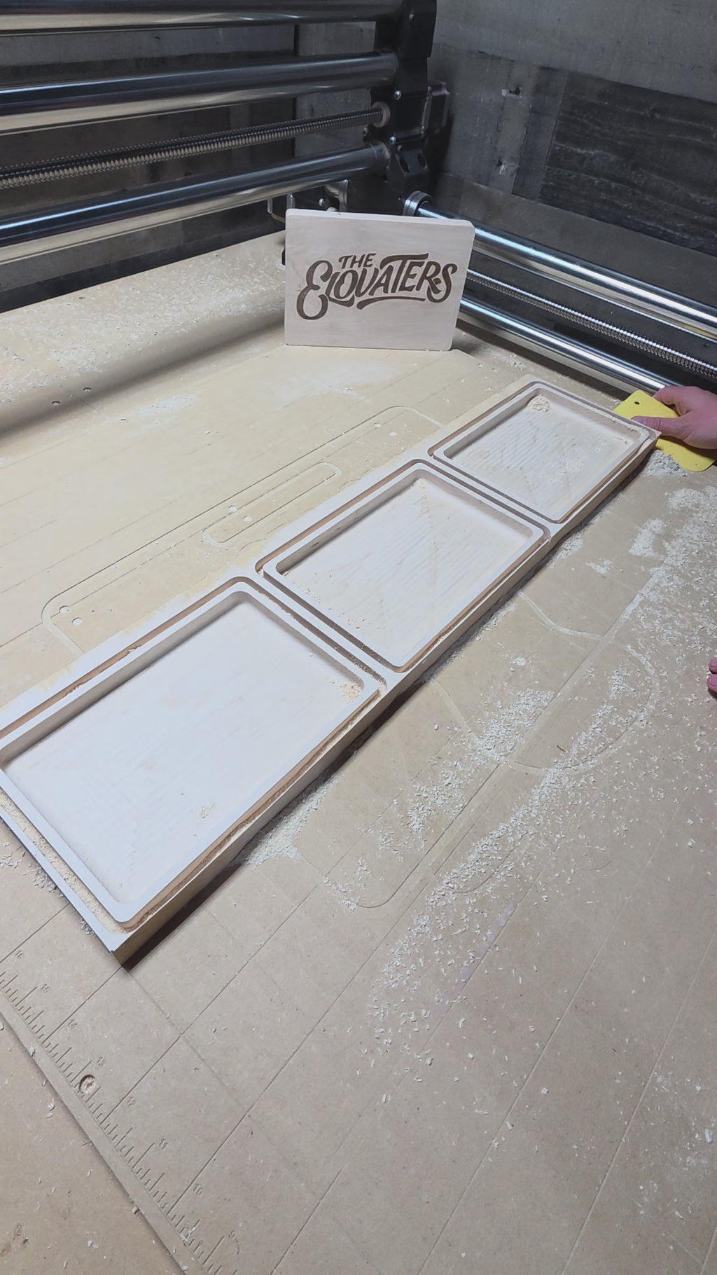 Solid Maple Catch-All Tray | Rolling Tray | 6×9 CNC Milled | Custom Engraving Available