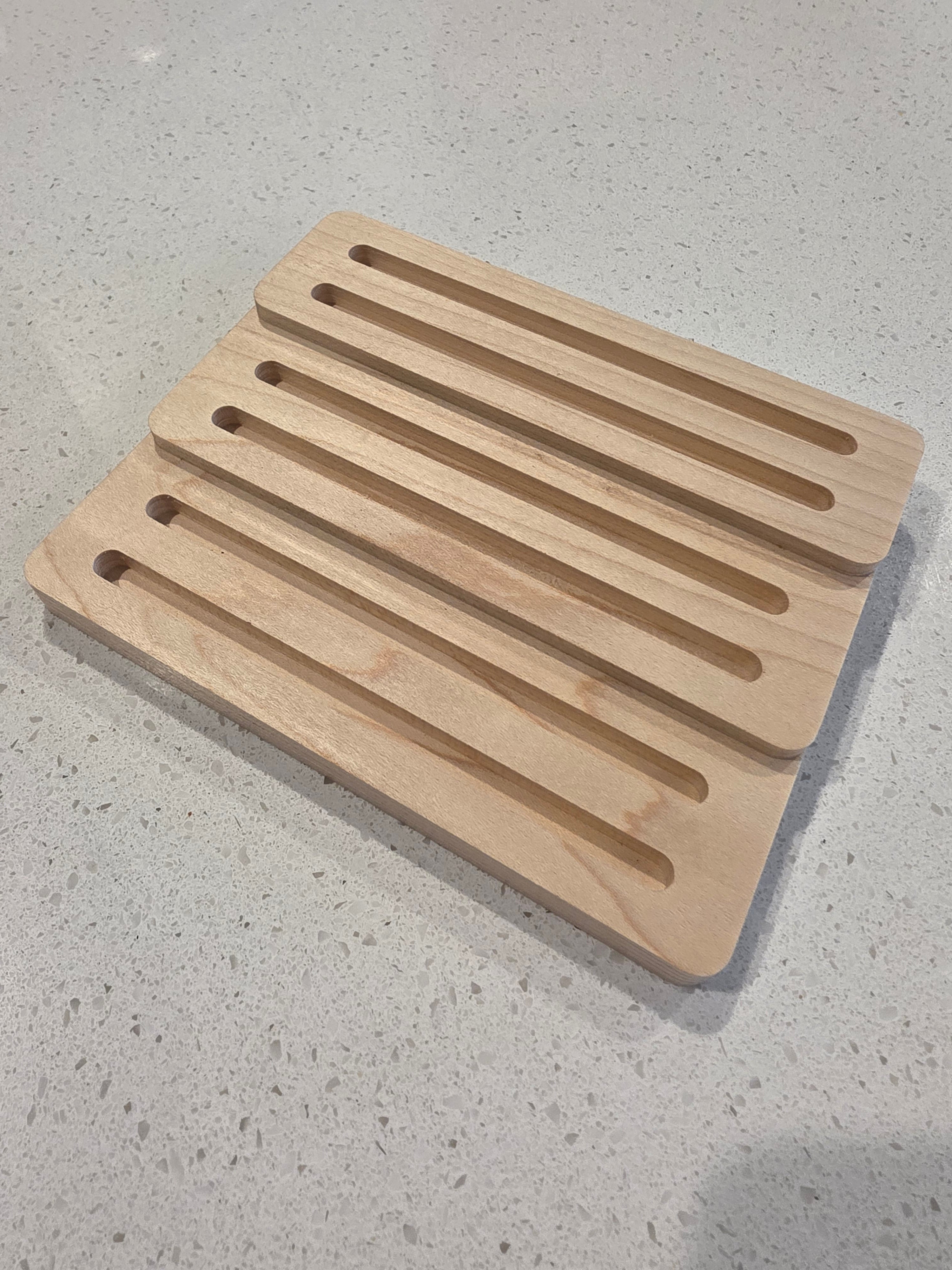 Wooden Challenge Coin Display Stand in Maple 6x5
