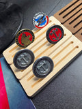 Wooden Challenge Coin Display Stand in Maple 6x5